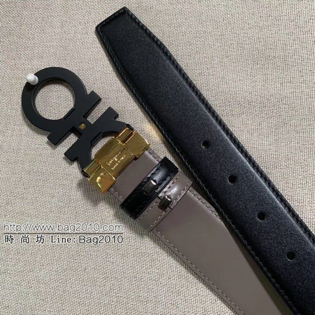 菲拉格慕男士皮帶 Ferragamo雙面牛皮腰帶  jjp1687